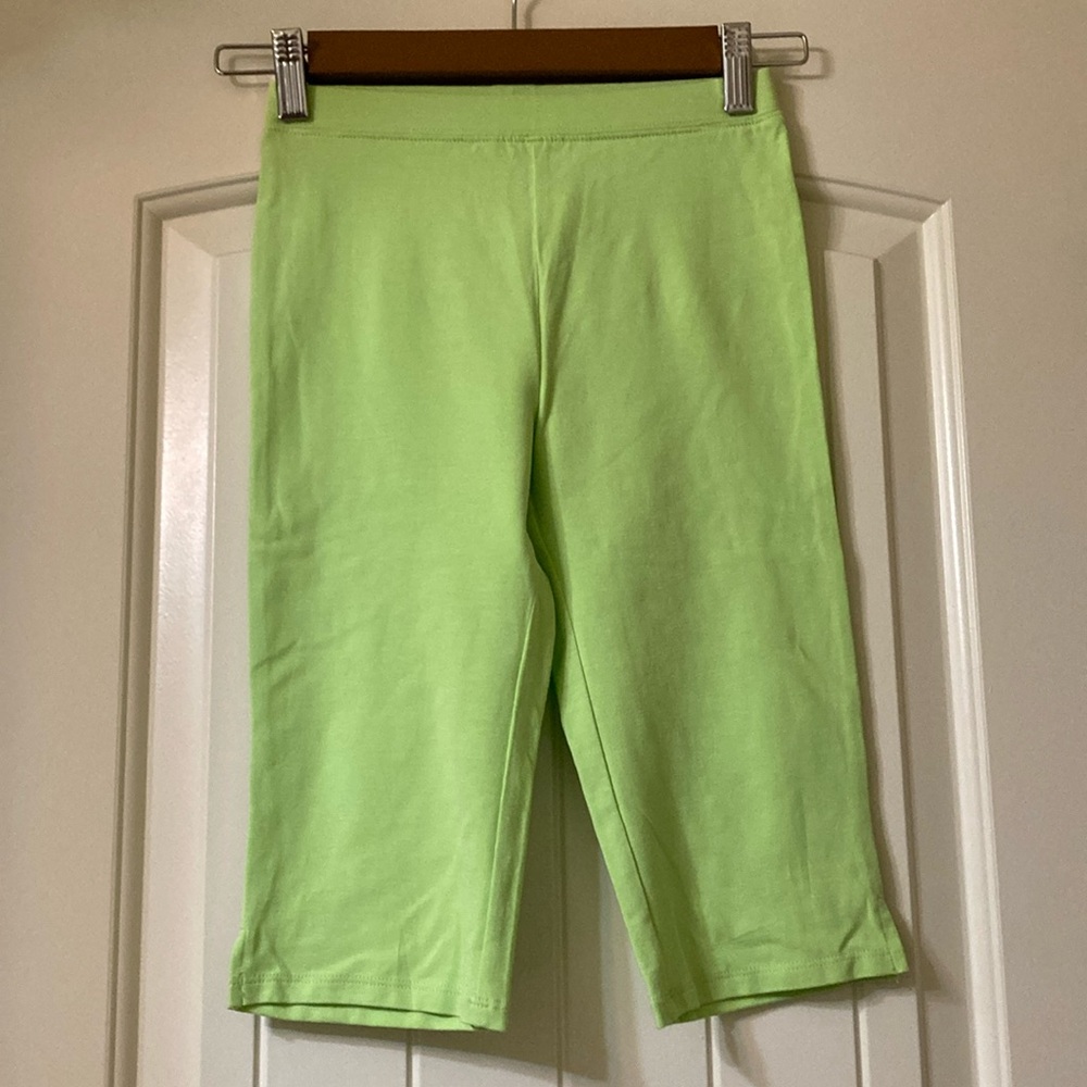 J. Khaki Girls Green Cropped Knit Pants